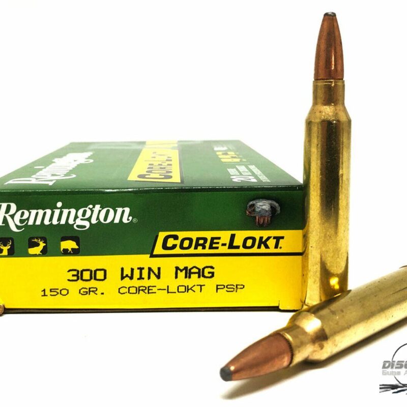 Remington Core-Lokt - 300 Winchester Magnum - 150 Grain PSP - 500 Rounds