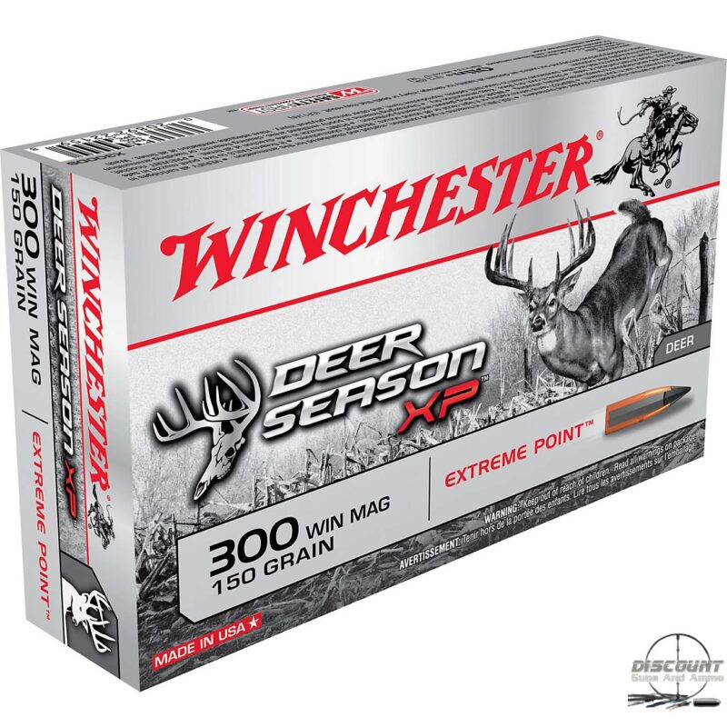 Winchester Deer Season XP Copper Impact - 300 Winchester Magnum - 150 Grain Copper Extreme Point - 500 Rounds