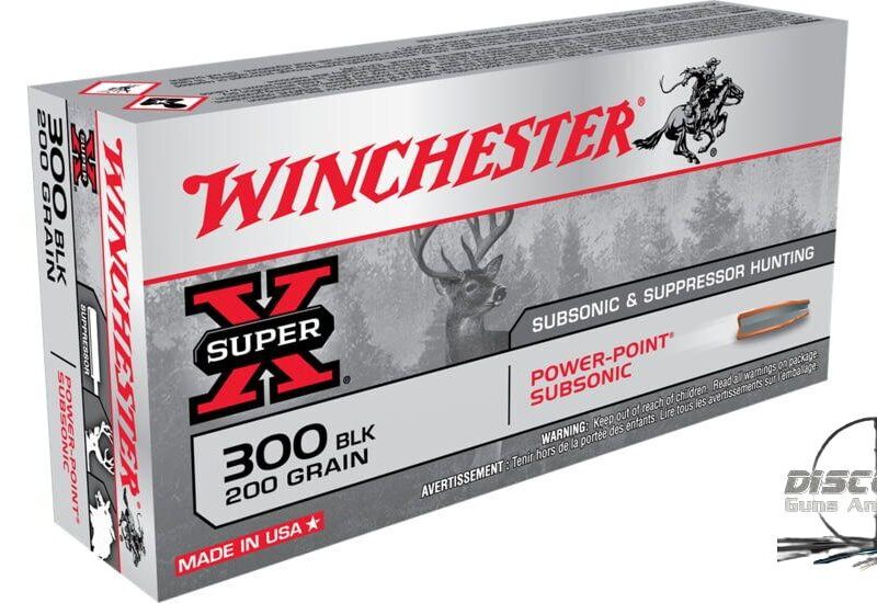 Winchester SUPER X SUBSONIC EXPANDING .300 AAC Blackout 200 grain - 500 Rounds