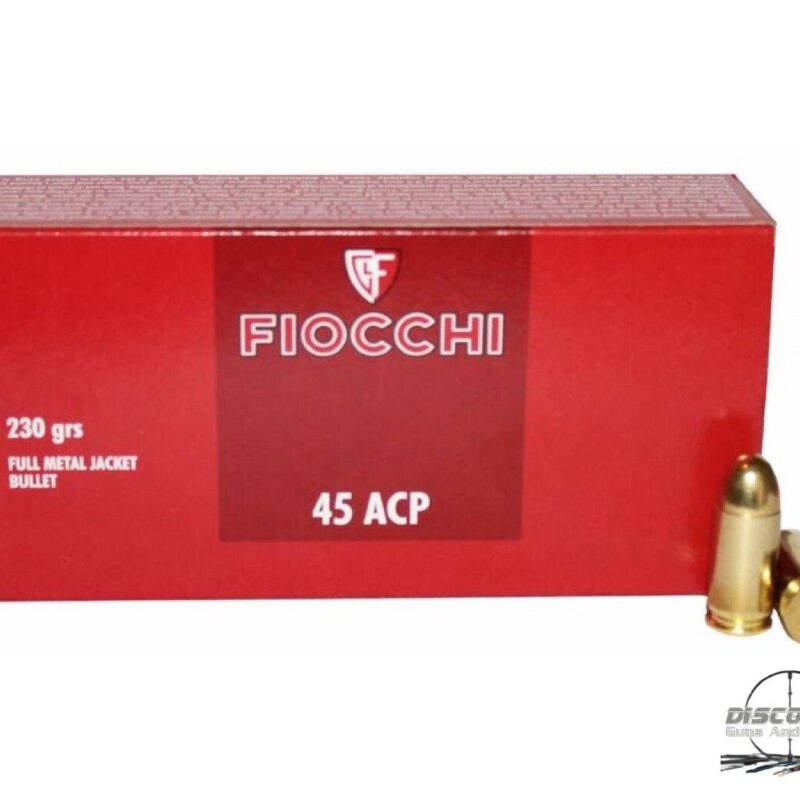 Fiocchi - 45 ACP - 230 Grain - FMJ - 500 Rounds