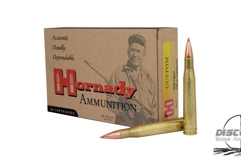 Hornady Custom .300 H&H Magnum 180 Grain InterBond Centerfire 500 ROUNDS