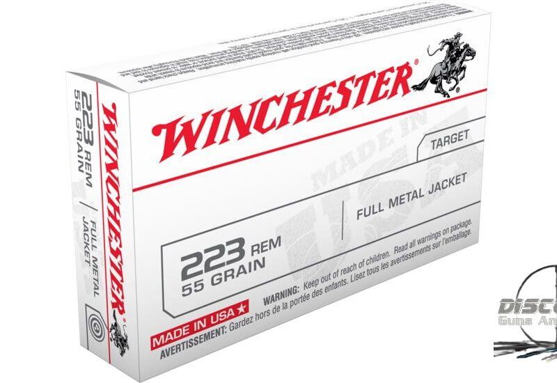 sales of discount guns and ammo - Winchester USA RIFLE .223 Remington 55 grain Full Metal Jacket (FMJ) Brass