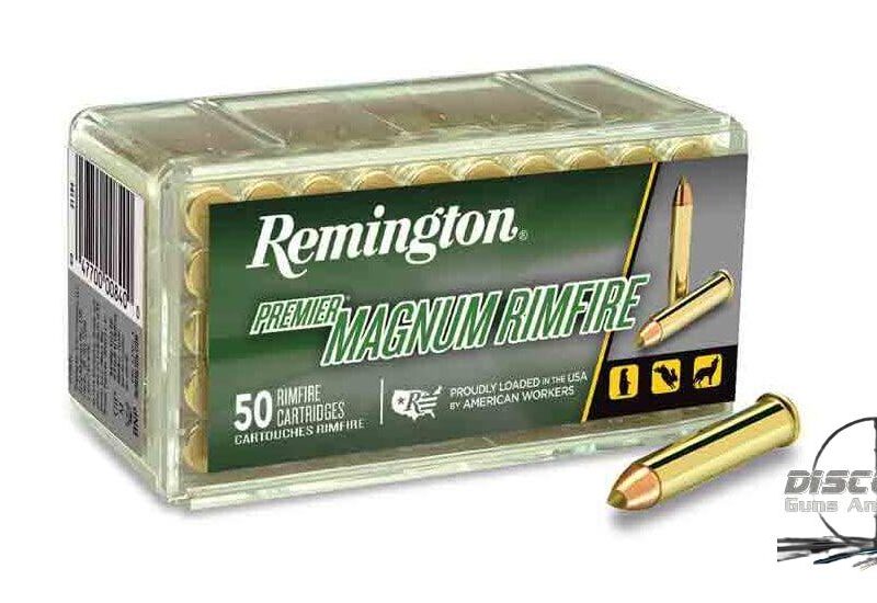 Remington Premier Rimfire .22 Winchester Magnum Rimfire 33 Grain AccuTip-V Brass Cased Rimfire Ammunition 21184