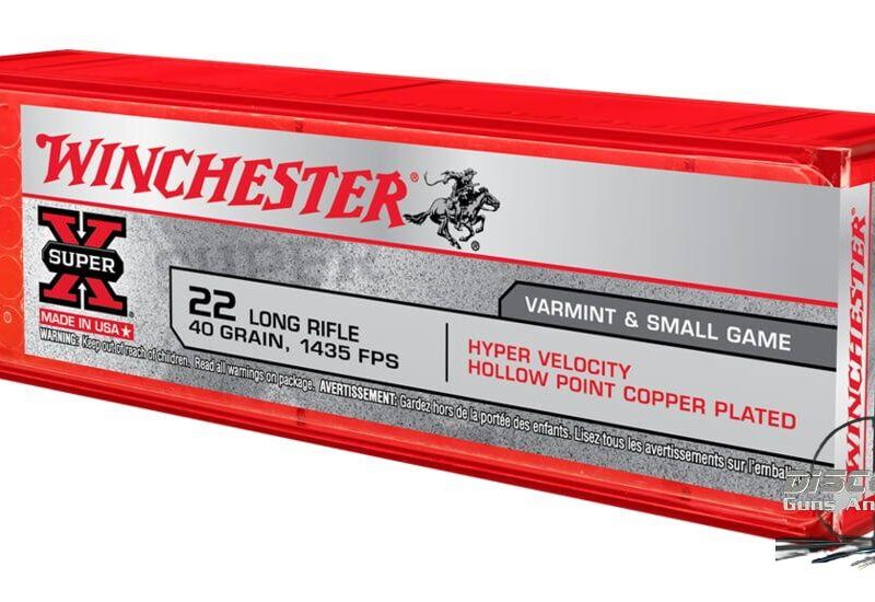 Winchester HYPER SPEED .22 Long Rifle 40 grain Copper Plated Hollow Point Rimfire Ammunition XHV22LR, 500 Rounds