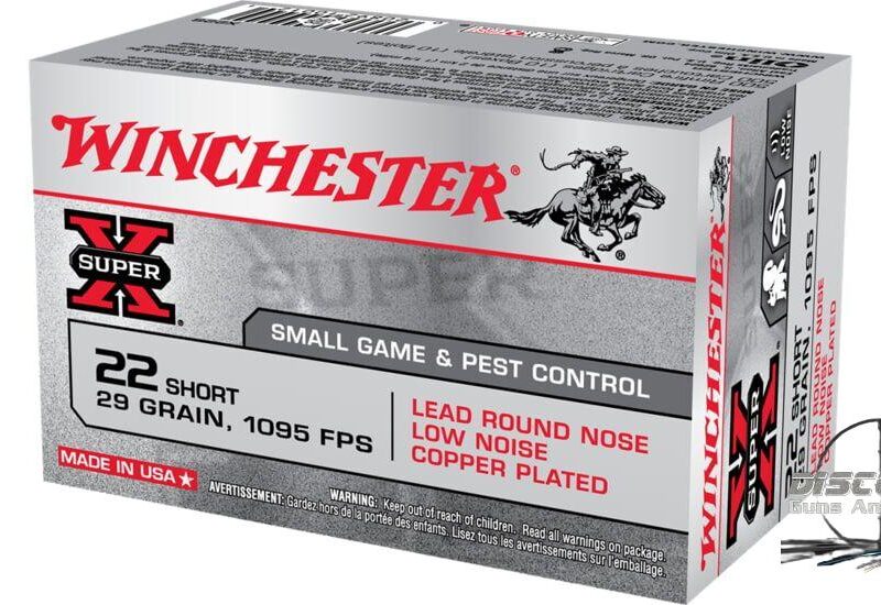 Winchester SUPER-X RIMFIRE .22 Short 29 grain Copper Plated Lead Round Nose