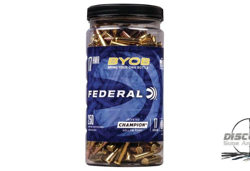 Federal Premium BYOB .17 Hornady Magnum Rimfire 17 grain Jacketed Hollow Point Rimfire Ammunition 770BTL250