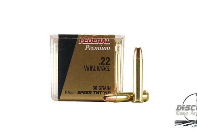 Federal Premium V•Shok .22 Winchester Magnum Rimfire 30 grain Speer TNT Hollow Point Rimfire Ammunition P765