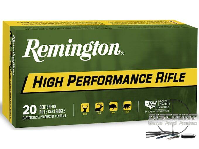 Remington High Performance Rifle Ammunition 375 Remington Ultra Magnum 270 Grain Soft Point, 500