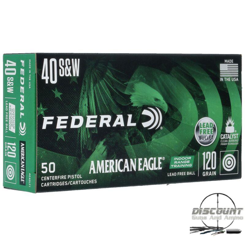 American Eagle Indoor Range Training .40 S&W 120 Grain, 500 Rounds