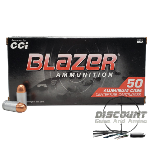 CCI BLAZER 380 ACP AMMO 500 RDS