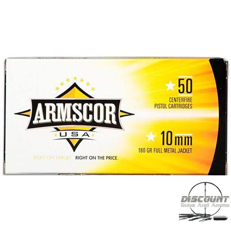 Armscor USA 10mm Auto 180 Grain Ammunition 500 Rounds