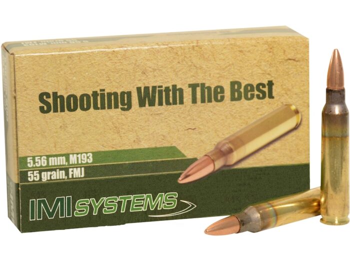 IMI Ammunition 5.56x45mm NATO 55 Grain M193